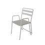 Voir la diapositive 2 : Paris Prix Lot de 2 Chaises en Métal  Tacano  90cm Blanc