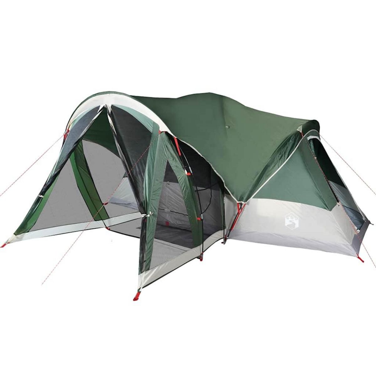 VIDAXL Tente familiale tipi 8 personnes vert impermeable