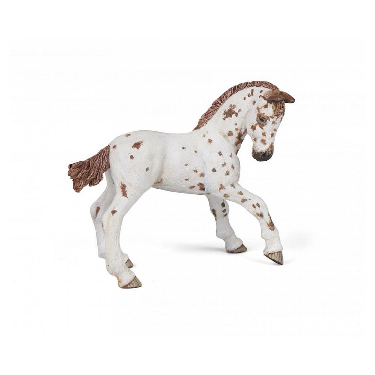 Papo Poulain appaloosa brun  figurine
