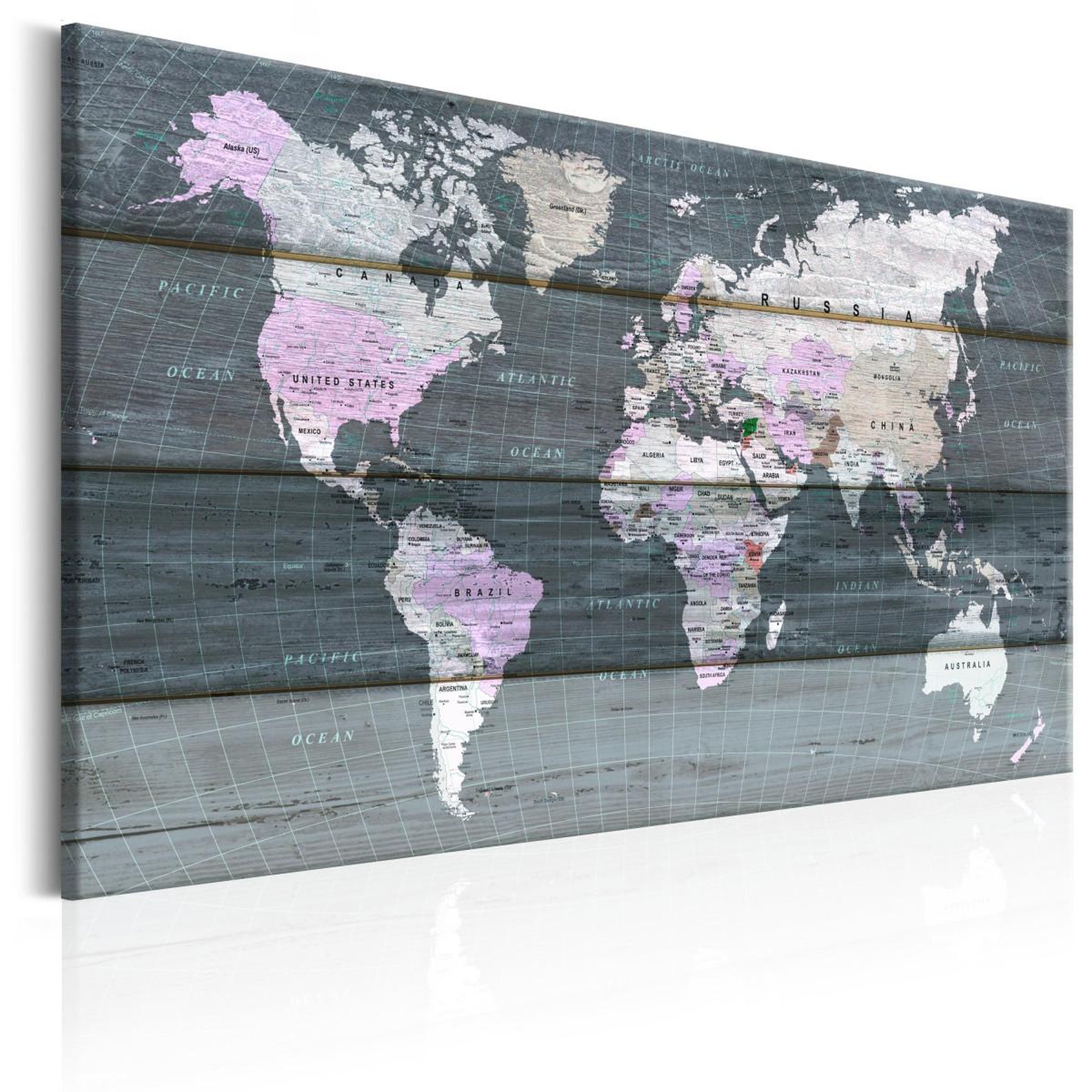 Paris Prix Tableau imprimé  roam across the world. Coloris disponibles : Multicolore