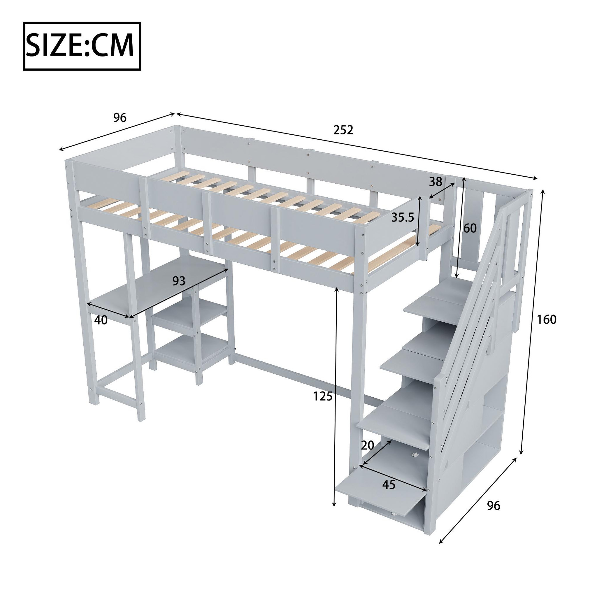 Voir la diapositive 3 : MERAX Lit mezzanine