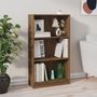 Voir la diapositive 1 : VIDAXL Bibliotheque Chene marron 60x24x109 cm Bois d'ingenierie