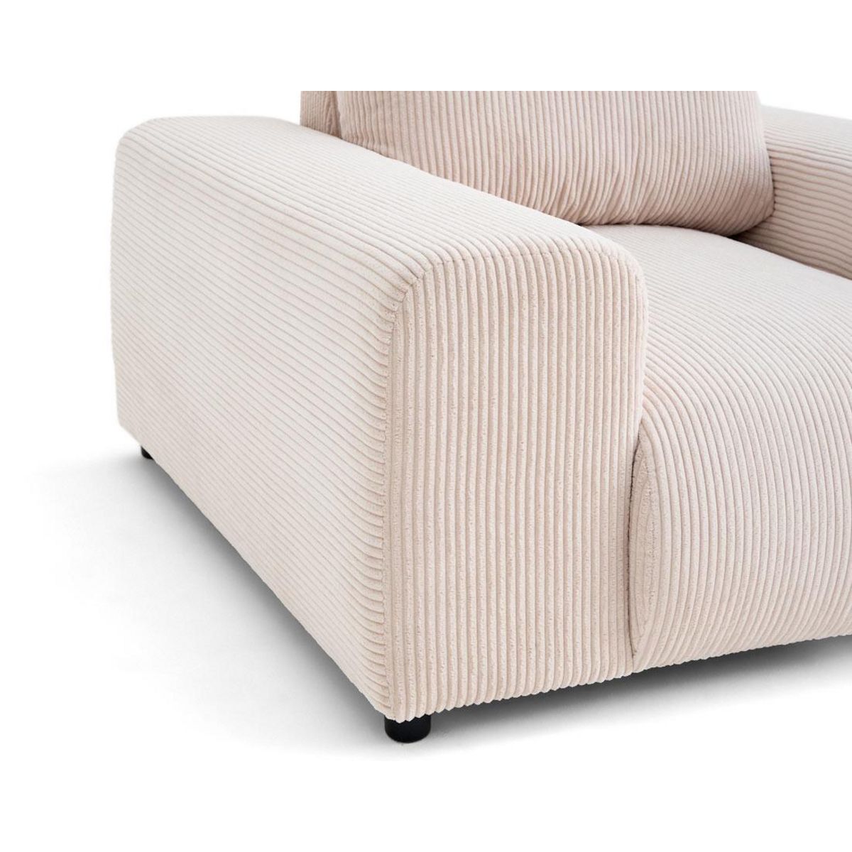 LISA DESIGN Garance - fauteuil en velours côtelé