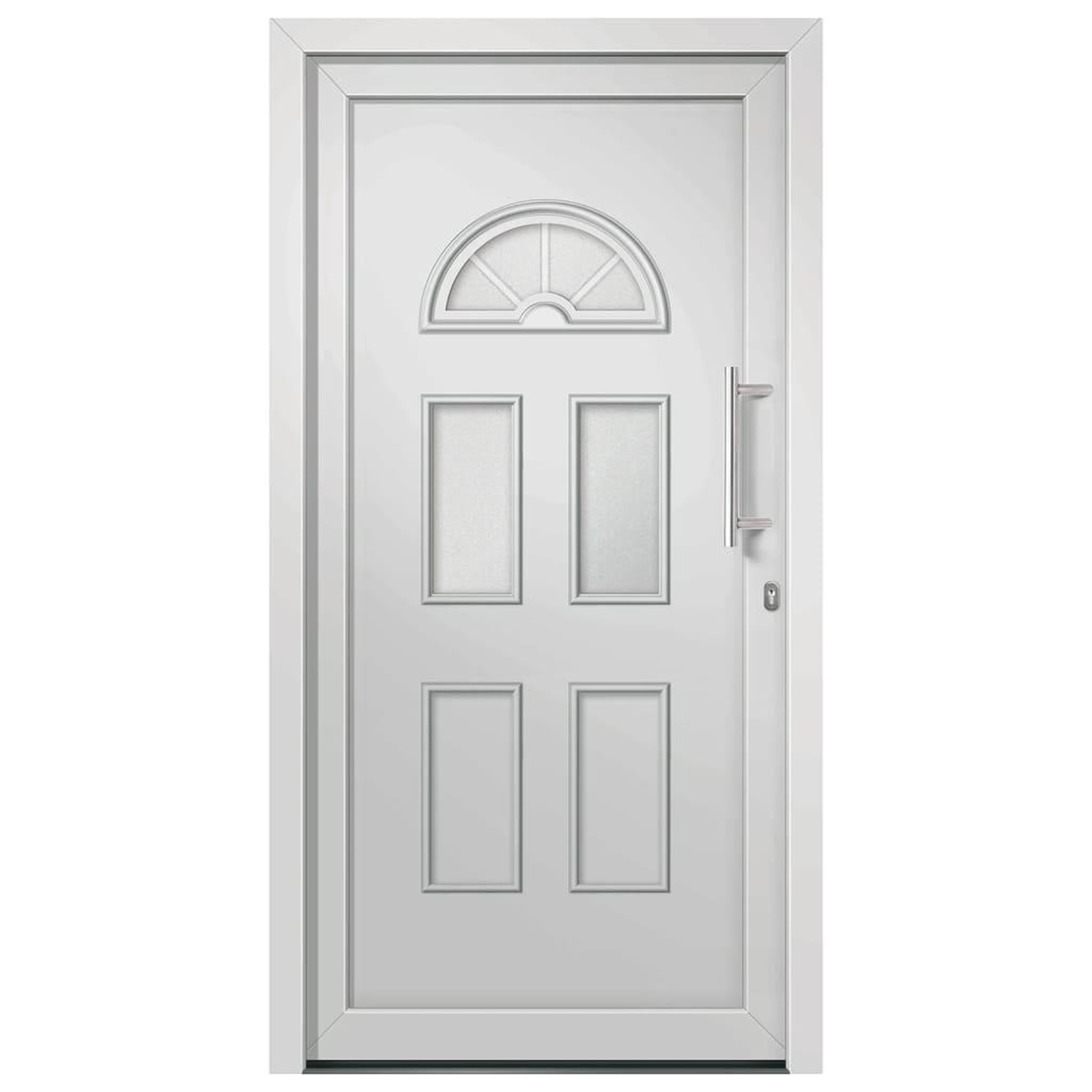 Voir la diapositive 3 : VIDAXL Porte d'entree Blanc 88x208 cm