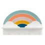 Voir la diapositive 1 : Atmosphera Kids Patère Avec Étagère  Arc-en-Ciel  48cm Multicolore