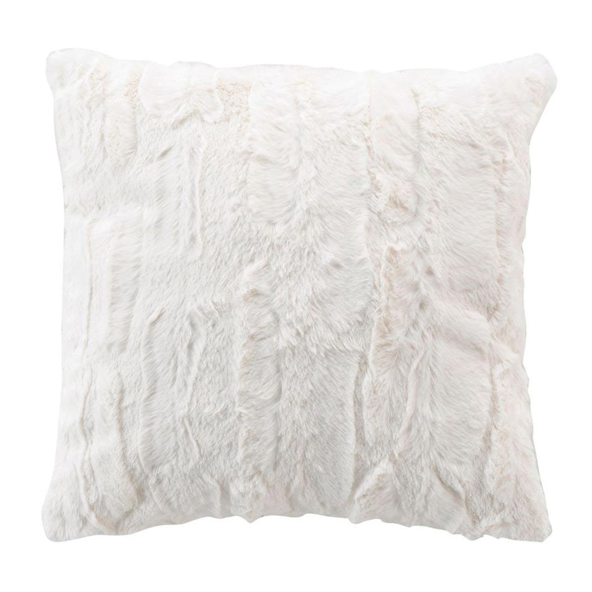 Paris Prix Coussin Imitation Fourrure  Foxy  45x45cm Naturel