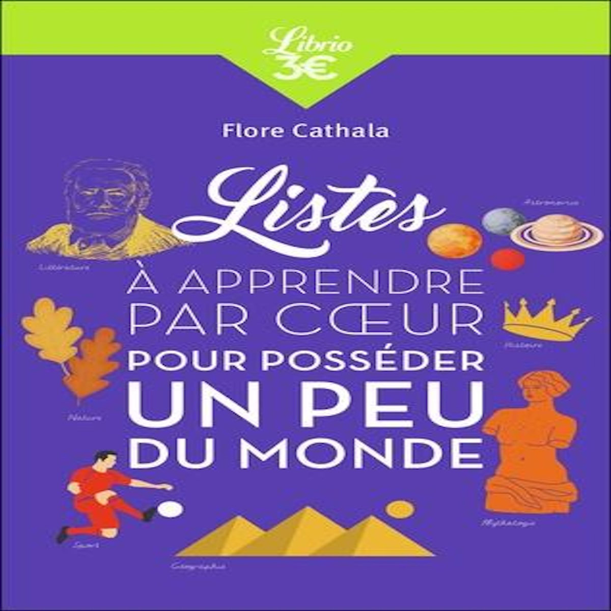 LISTES A APPRENDRE PAR CœUR POUR POSSEDER UN PEU DU MONDE, MAITRISER LES GRANDS REPERES ET ENTRAINER SA MEMOIRE, Cathala Flore