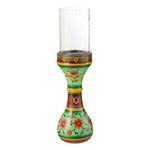 Paris Prix Photophore Déco en Bois  Mumbai  46cm Multicolore