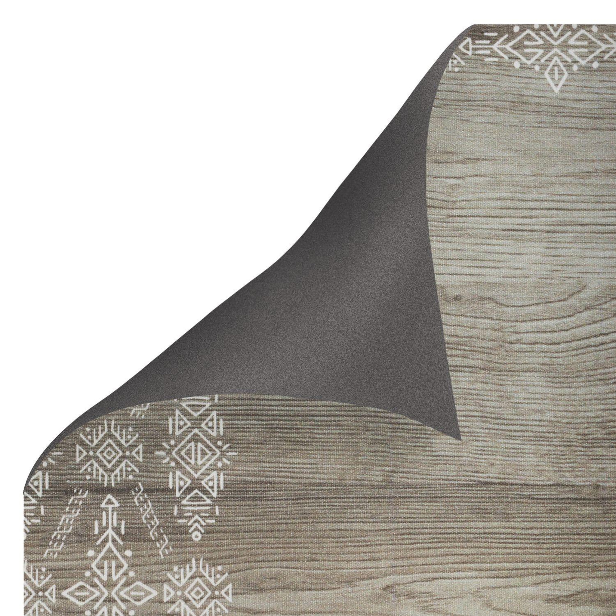 Voir la diapositive 2 : TOILINUX Lot de 2 sets de table vinyl effet bois - 45 x 30 cm