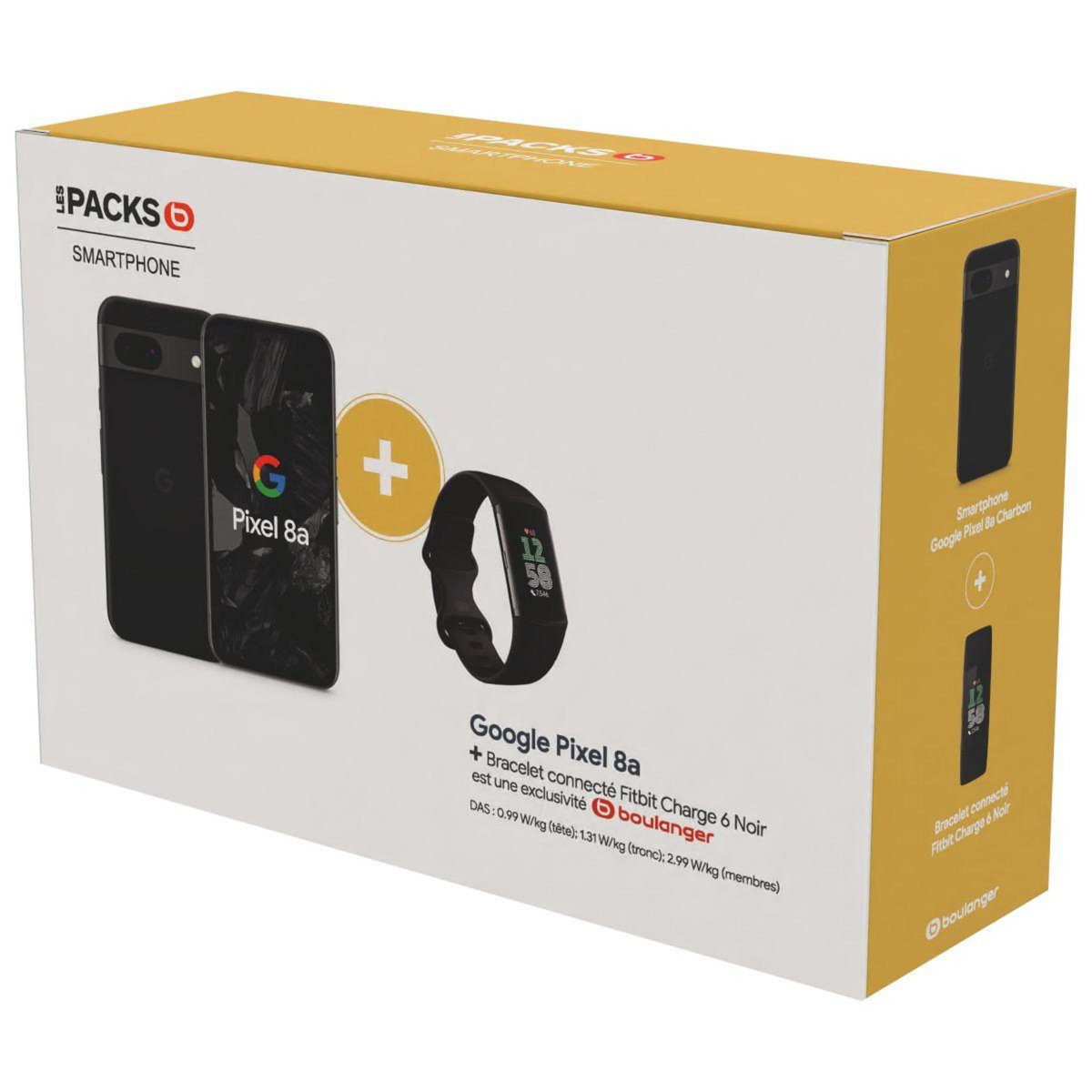 GOOGLE Smartphone Pack Pixel 8a + Fitbit charge 6