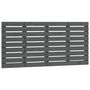 Voir la diapositive 2 : VIDAXL Tete de lit murale Gris 156x3x63 cm Bois massif de pin