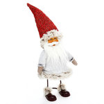 FEERIC LIGHT & CHRISTMAS Décoration de Noël Comptoir Père Noël - H. 35 cm - Rouge