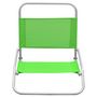 Voir la diapositive 3 : VIDAXL Chaises de plage pliables lot de 2 Vert Tissu