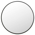 Paris Prix Miroir Mural Design  Matazo  110cm Noir Mat