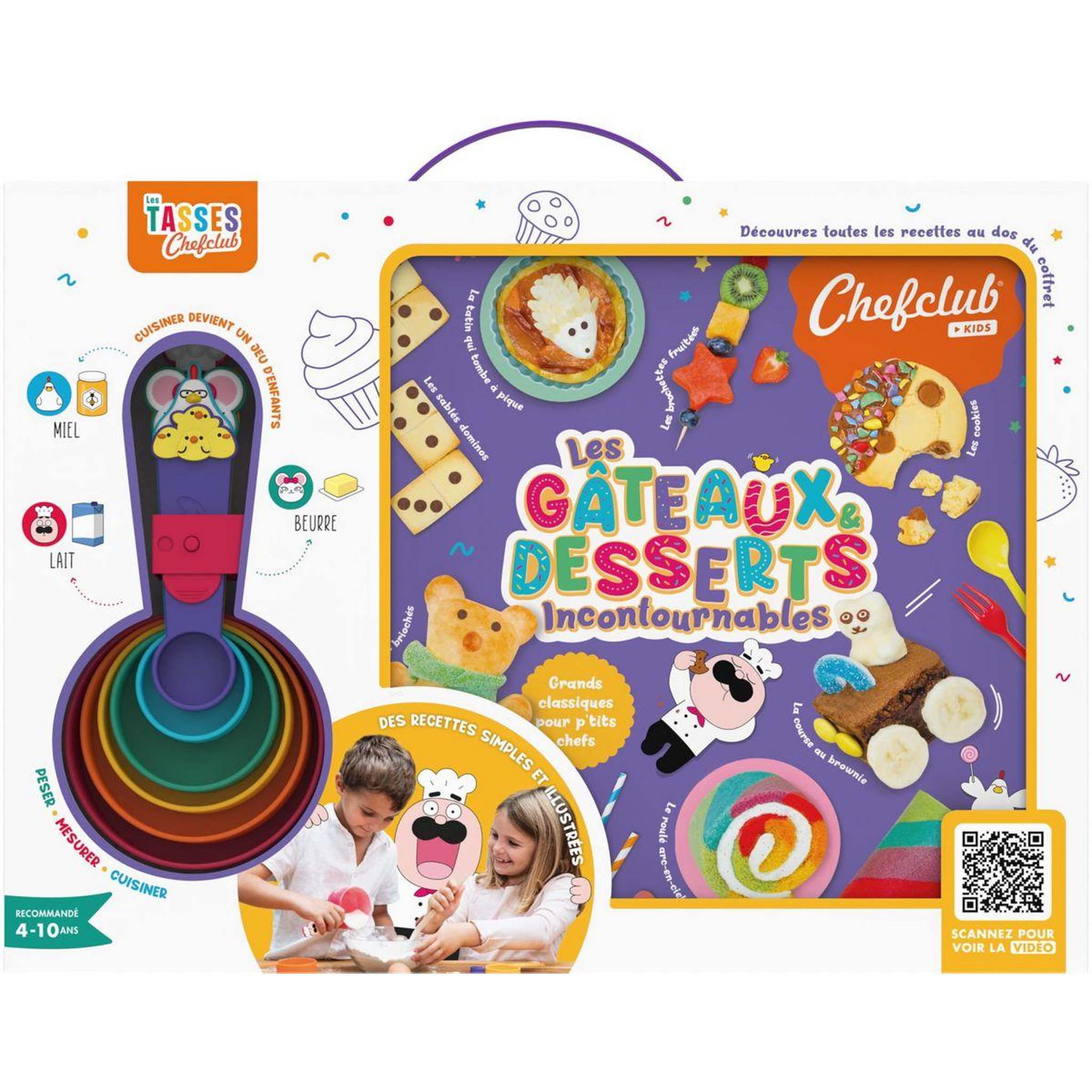 CHEFCLUB Coffret cuisine gâteaux & desserts incontournables