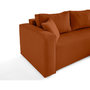 Voir la diapositive 6 : BEST MOBILIER Topaze - canapé d'angle déhoussable réversible 4 places en tissu