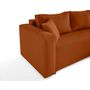 Voir la diapositive 6 : BEST MOBILIER Topaze - canapé d'angle déhoussable réversible 4 places en tissu