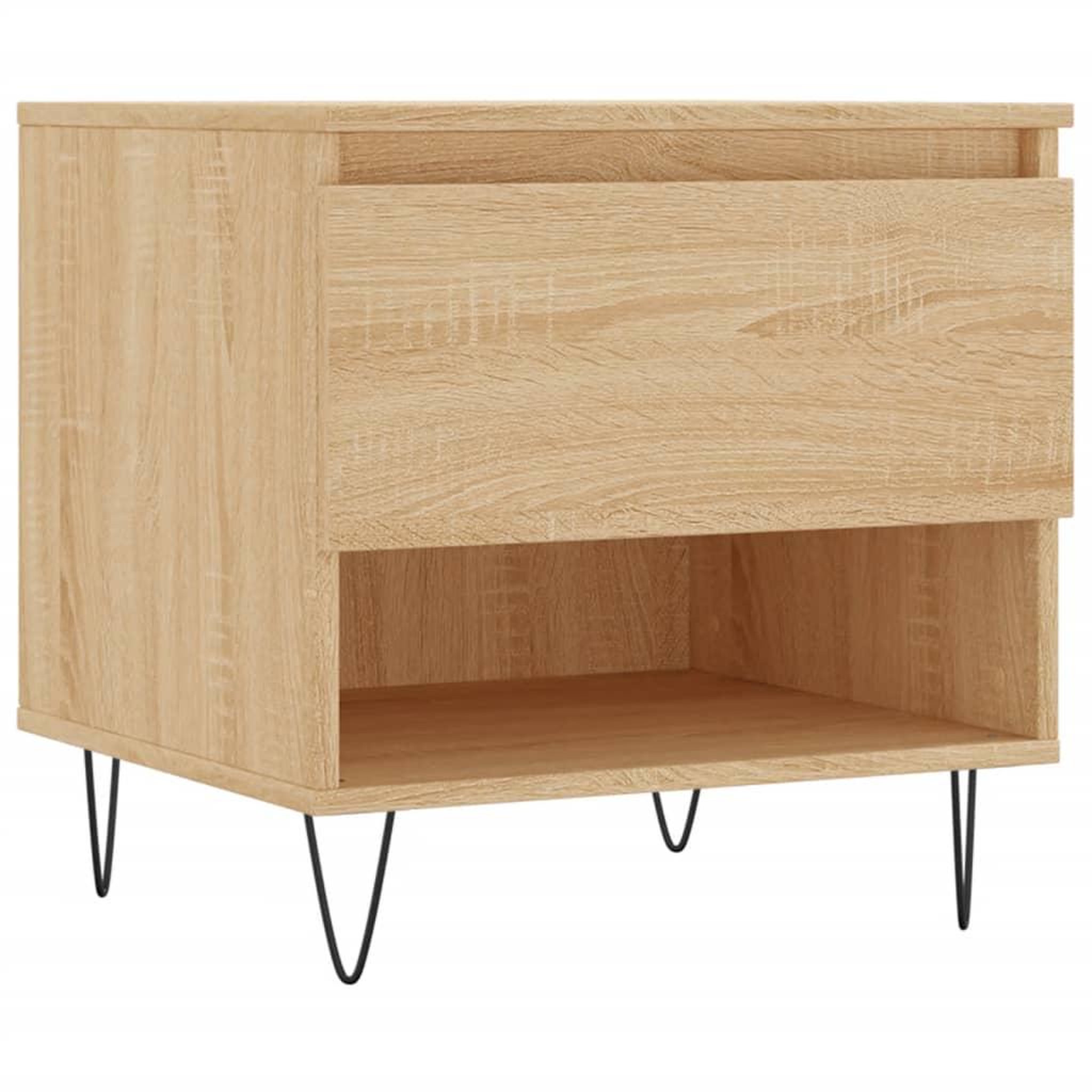 Voir la diapositive 5 : VIDAXL Tables basses 2 pcs chene sonoma 50x46x50 cm bois d'ingenierie