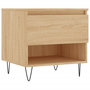 Voir la diapositive 5 : VIDAXL Tables basses 2 pcs chene sonoma 50x46x50 cm bois d'ingenierie