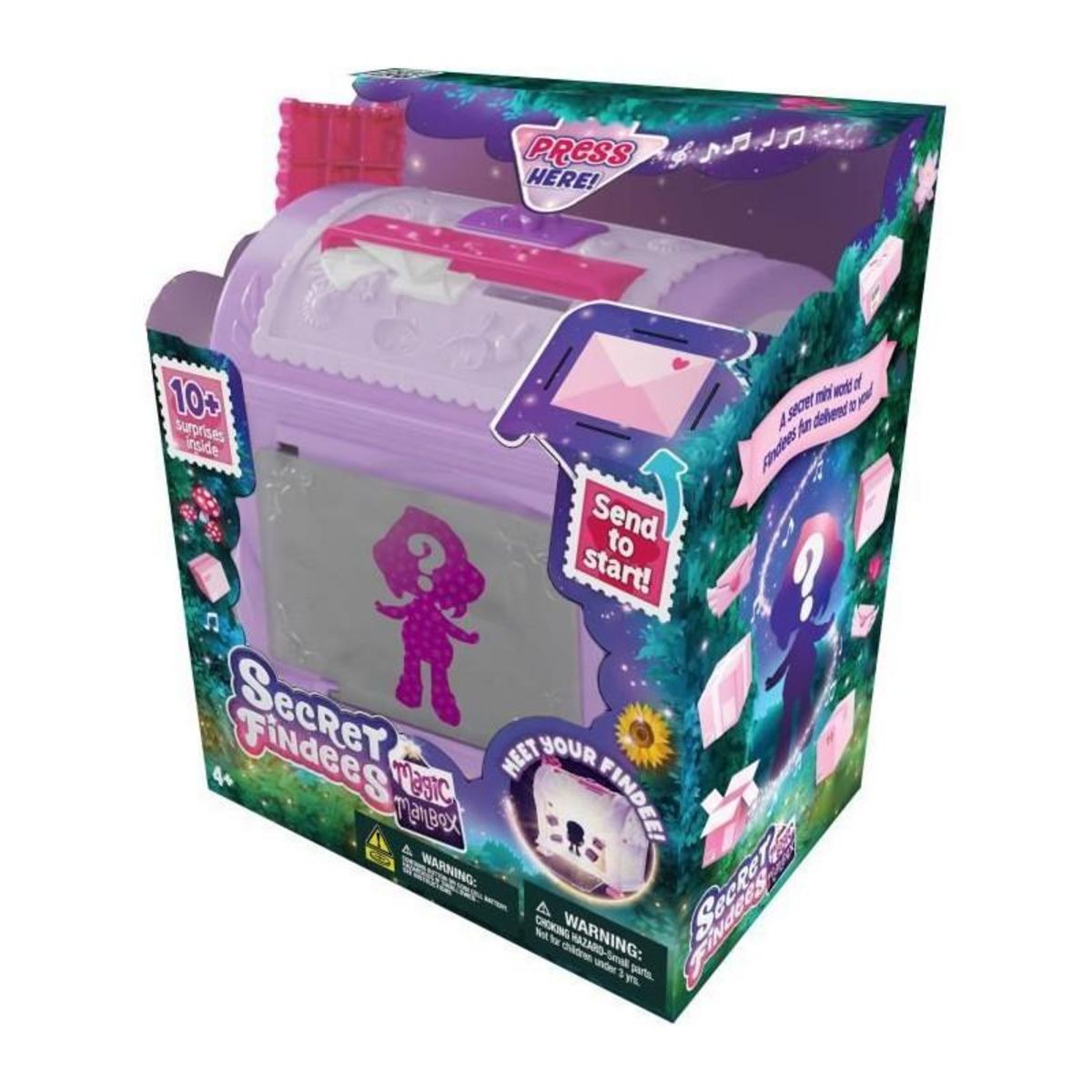 GOLIATH Jouet enchanté - GOLIATH - Secret Findees Magic Mailbox - Boîte aux lettres magique violette