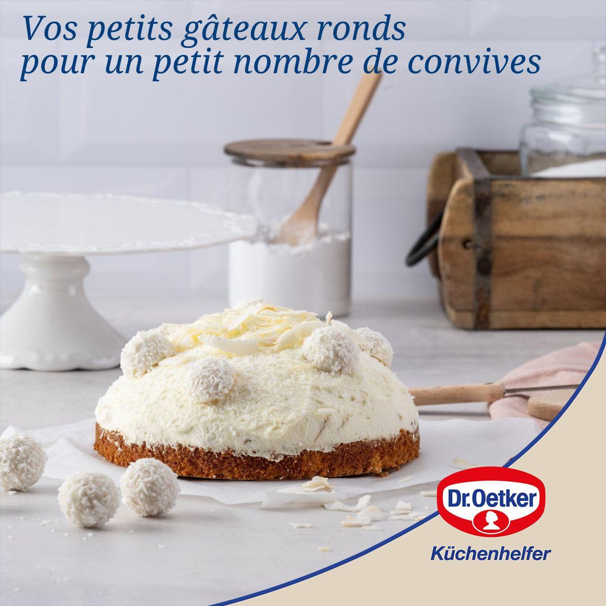 Voir la diapositive 5 : DR.OETKER Lot de 2 moules à gâteaux 18/18 cm en acier dr oetker tradition