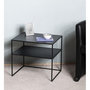 Voir la diapositive 4 : Paris Prix Table d'Appoint Design  Lirola  50cm Noir