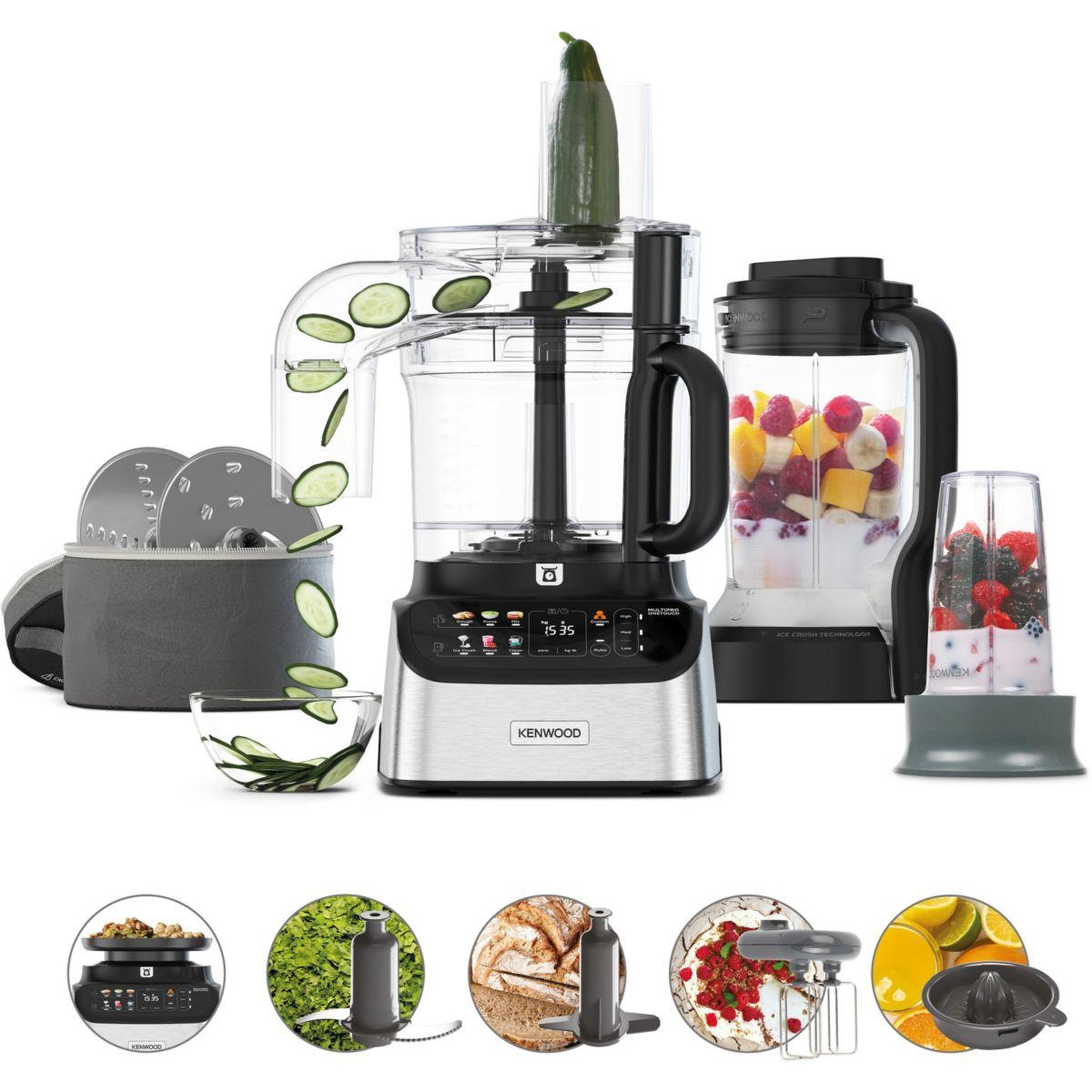 KENWOOD Robot multifonction MultiPro OneTouch FDM73.850SS