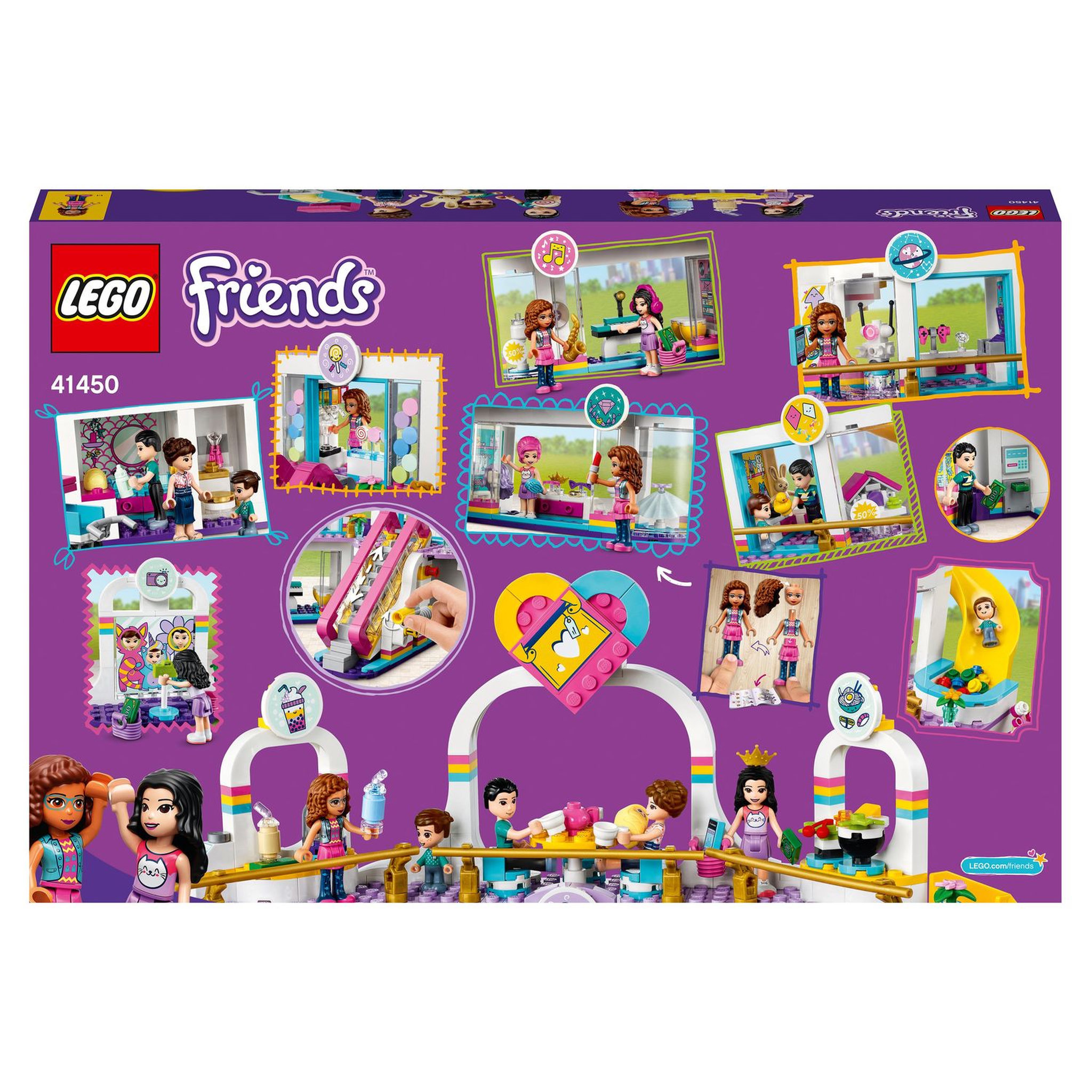 Voir la diapositive 8 : LEGO Friends 41450 - Le centre commercial de Heartlake City