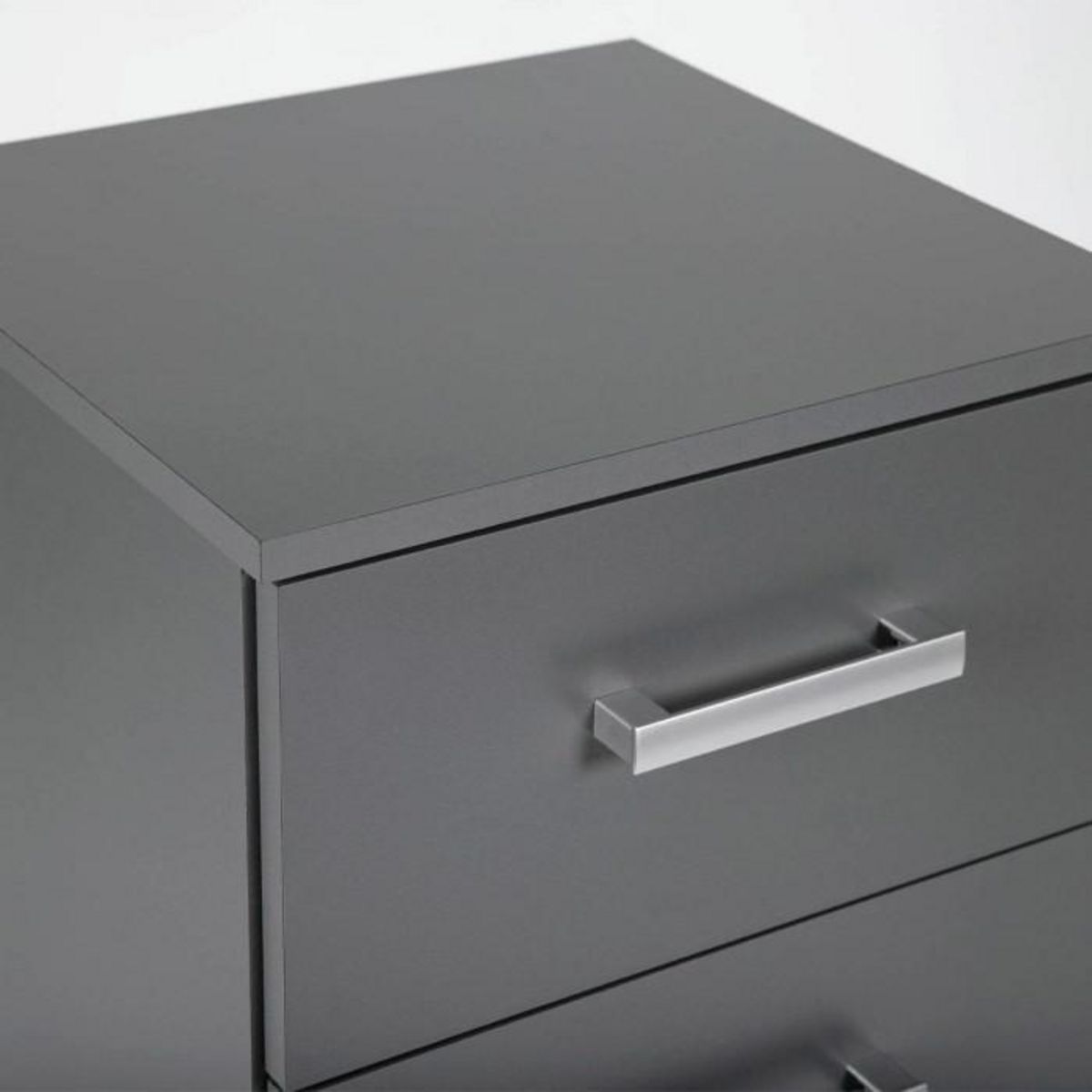 Paris Prix Commode 4 Tiroirs Design  Azio  91cm Gris