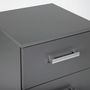 Voir la diapositive 5 : Paris Prix Commode 4 Tiroirs Design  Azio  91cm Gris