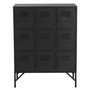 Voir la diapositive 2 : Paris Prix Commode 9 Portes en Métal  Popa  113cm Noir