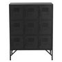 Voir la diapositive 2 : Paris Prix Commode 9 Portes en Métal  Popa  113cm Noir