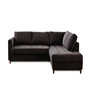 Voir la diapositive 1 : LISA DESIGN Anna - canapé d'angle droit - 5 places - convertible - en velours