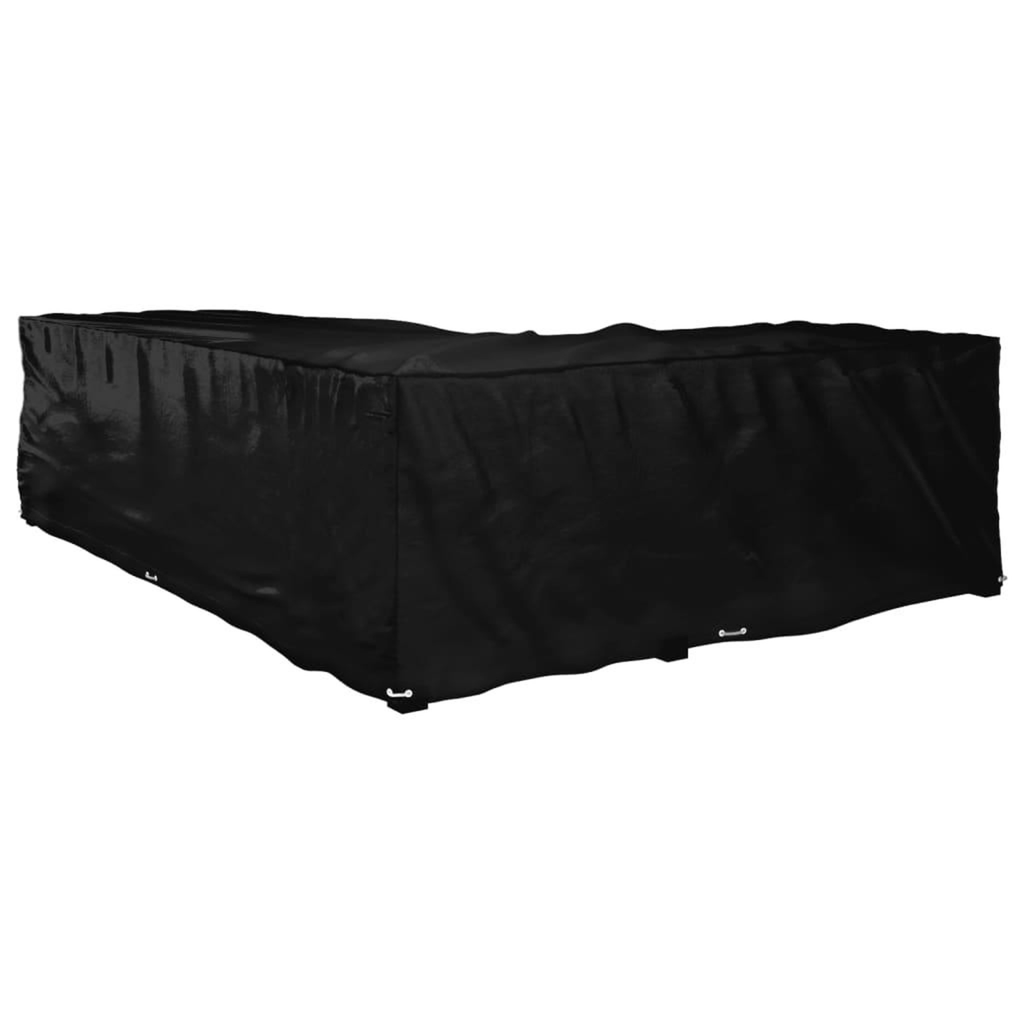 Voir la diapositive 5 : VIDAXL Housse de salon de jardin en forme de L 16 œillets 210x260x80cm