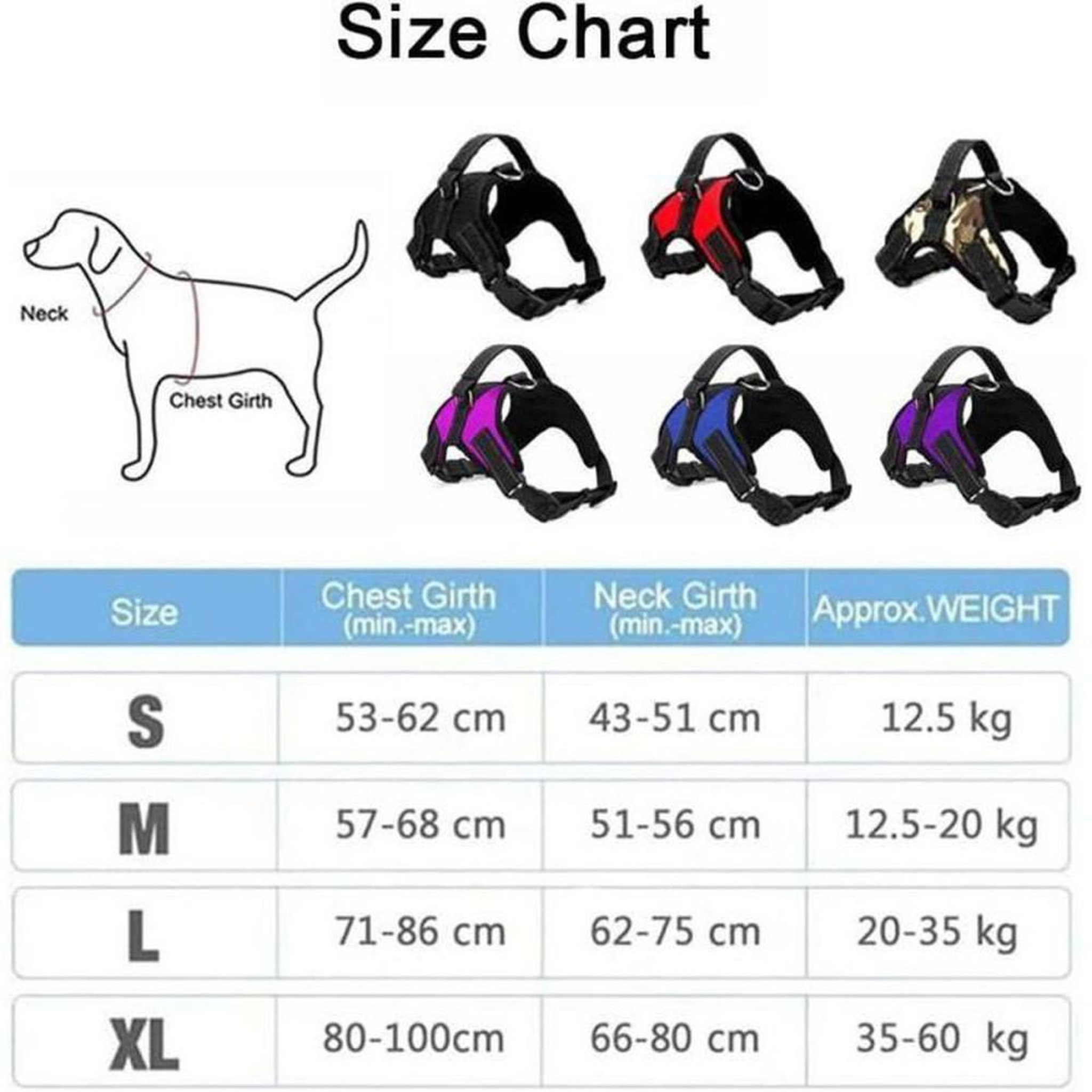 Voir la diapositive 2 : Harnais chien rembourré sans traction motif léopard XL, ajustable cou et poitrine, anti-frottements et visibilité réfléchissante