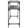 Voir la diapositive 5 : VIDAXL Table console sonoma gris 100x35,5x75 cm bois d'ingenierie