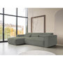 Voir la diapositive 2 : BEST MOBILIER Felix - canapé modulable d'angle gauche 4 places en tissu texturé