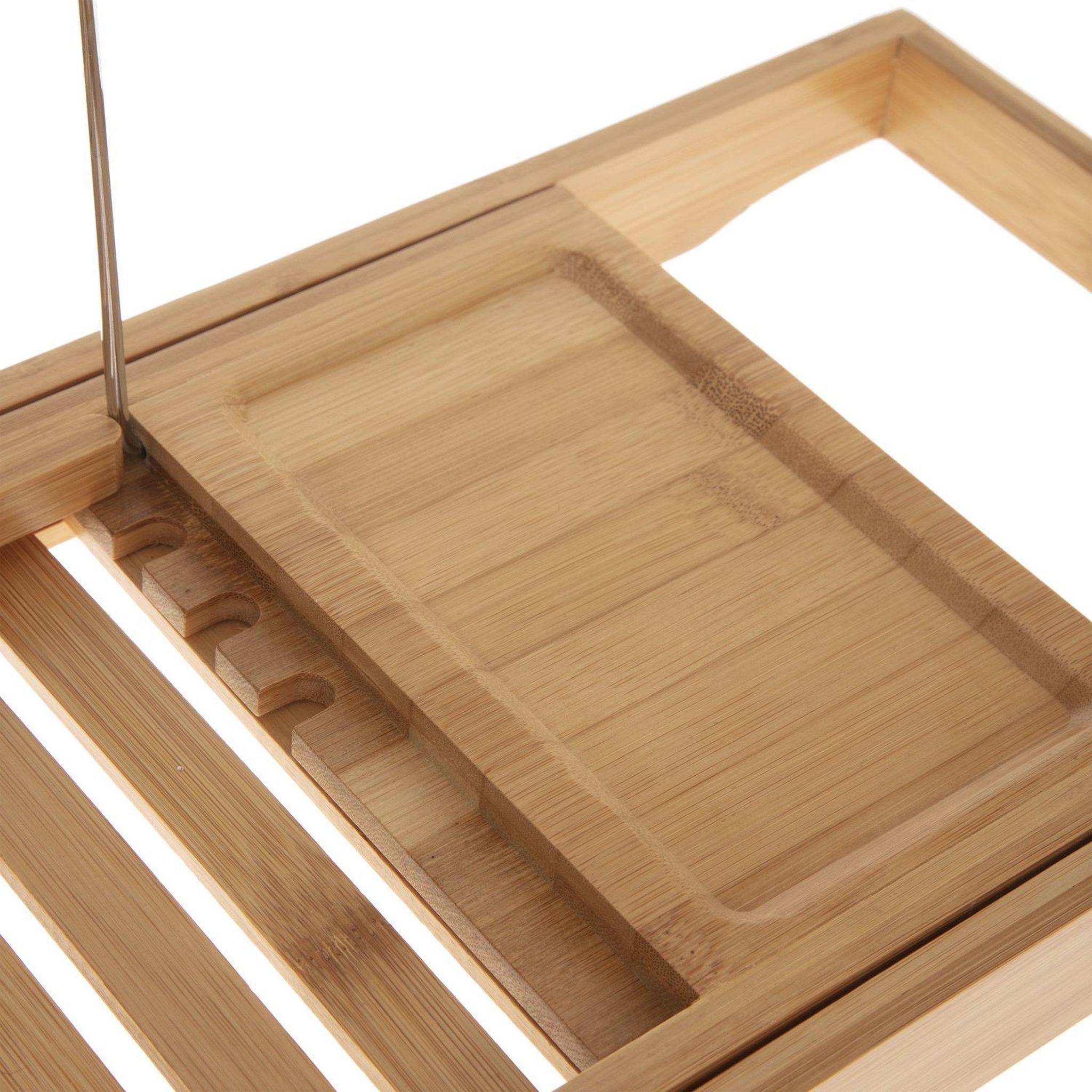 Voir la diapositive 4 : FIVE Pont de baignoire design bamboo - l. 70/105 cm - marron