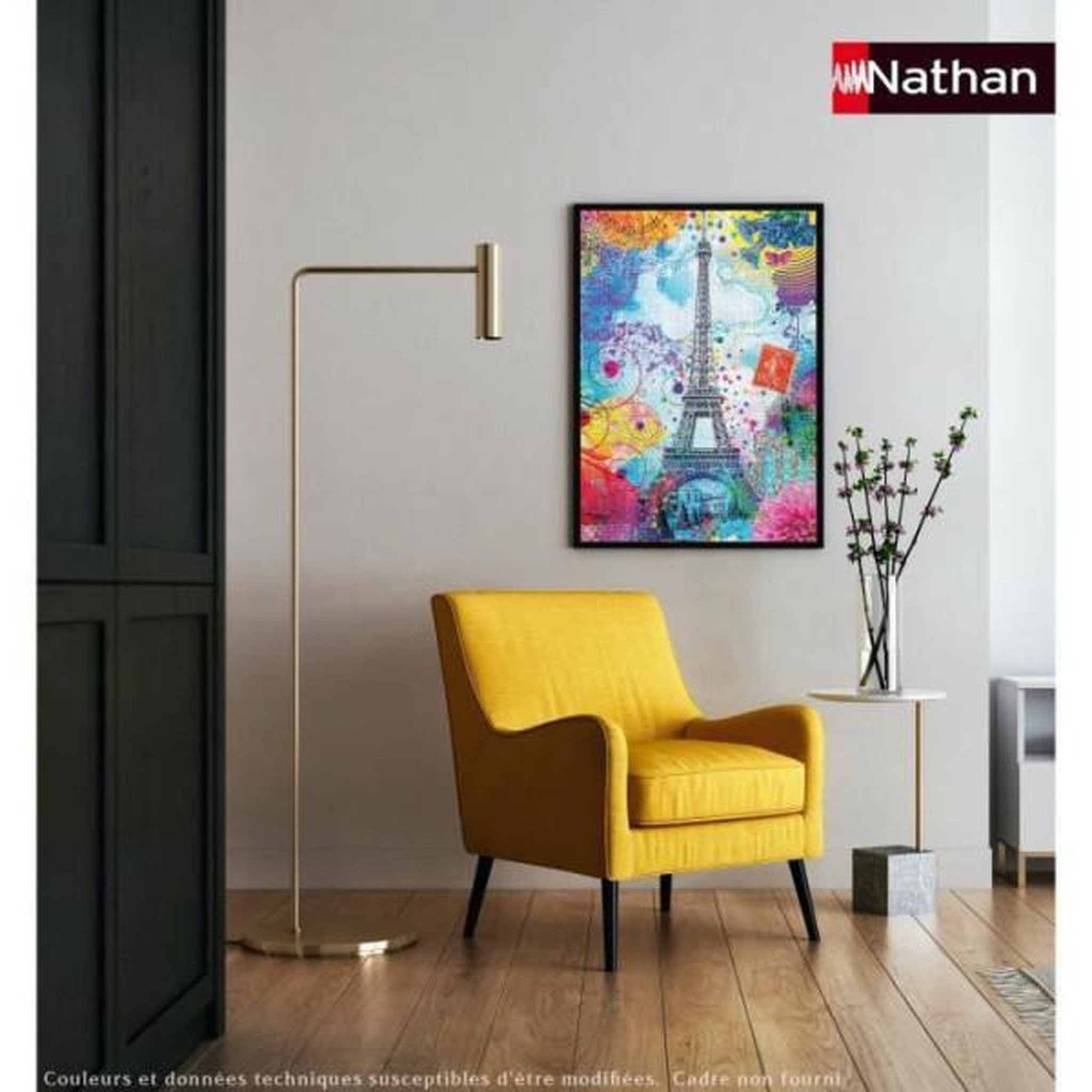 Voir la diapositive 3 : Nathan Nathan-puzzle 1500 pieces-tour eiffel multicolore/lars stewart-adultes et enfants des 14 ans-puzzle de qualité supérieure-1200