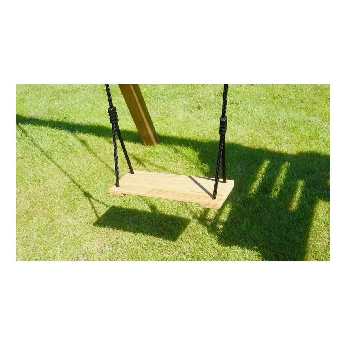 Soulet Portique balançoire avec toboggan - Bois - H2,24 m - TREFLE 