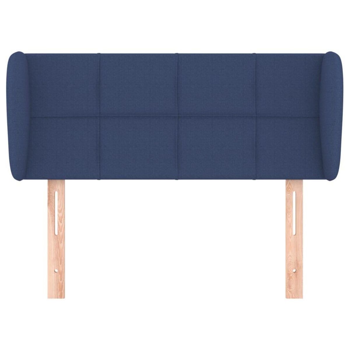 VIDAXL Tete de lit avec oreilles Bleu 83x23x78/88 cm Tissu