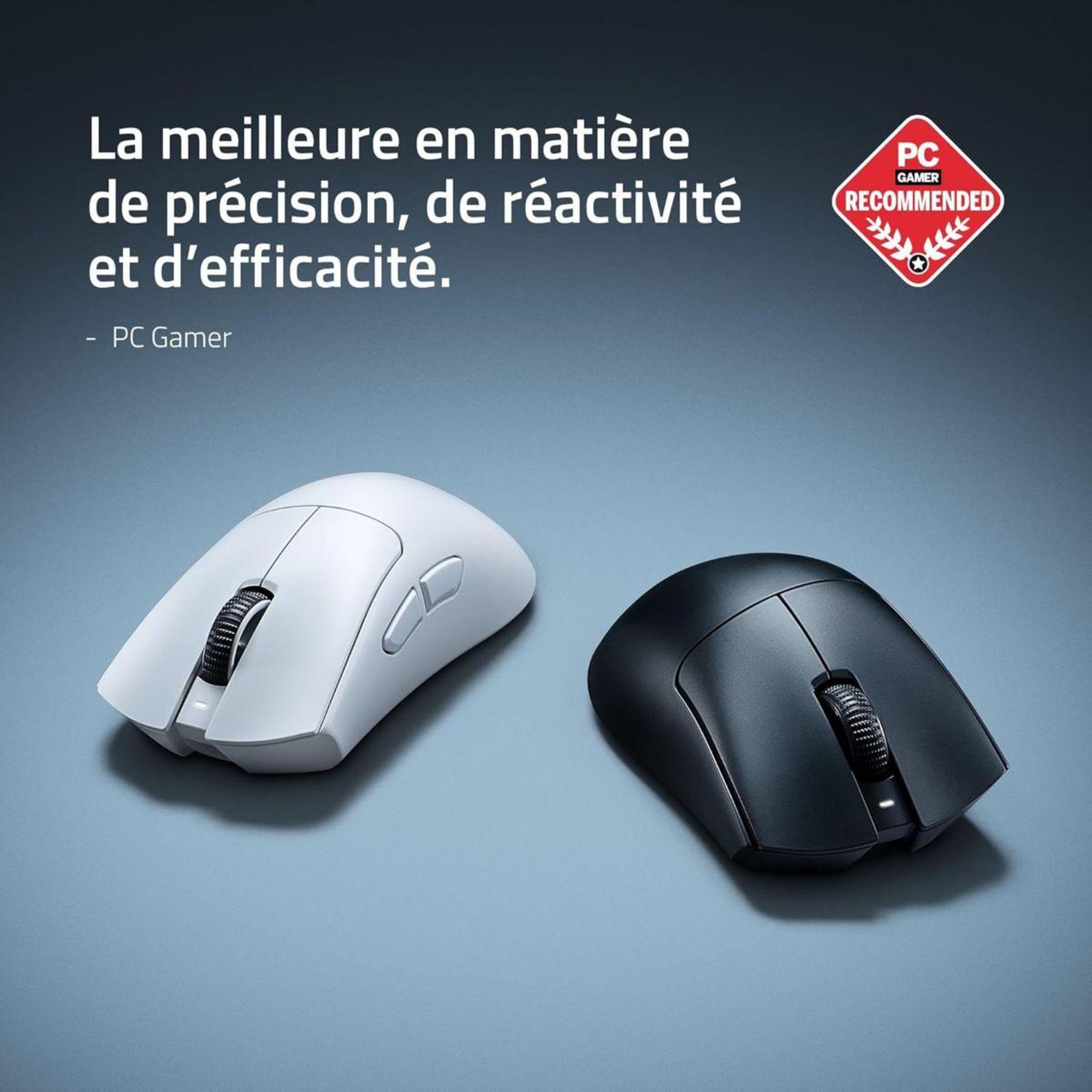 Voir la diapositive 2 : Razer Souris gamer sans fil deathadder v4 pro noir