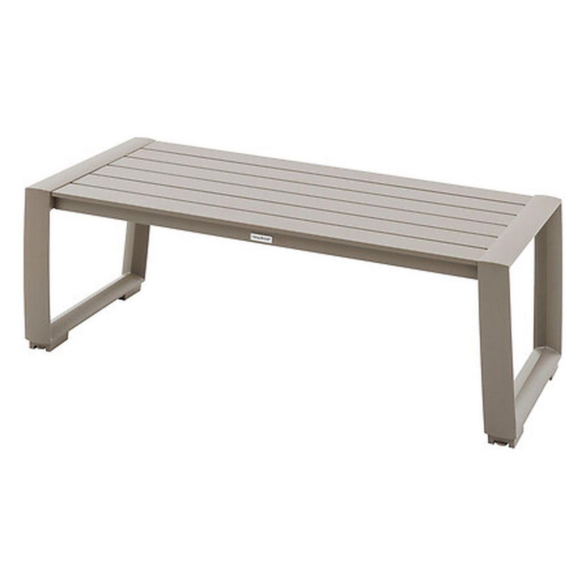 HESPERIDE Salon de jardin en aluminium 5 places BOREANE