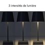 Voir la diapositive 3 : Paris Prix Lampe à Poser Tactile  LED  26cm Gris