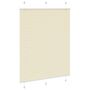 Voir la diapositive 3 : VIDAXL Store plisse creme 110x100cm largeur du tissu 109,4cm polyester