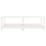 Voir la diapositive 5 : VIDAXL Cadre de lit pour enfant blanc 70x140 cm bois de pin massif