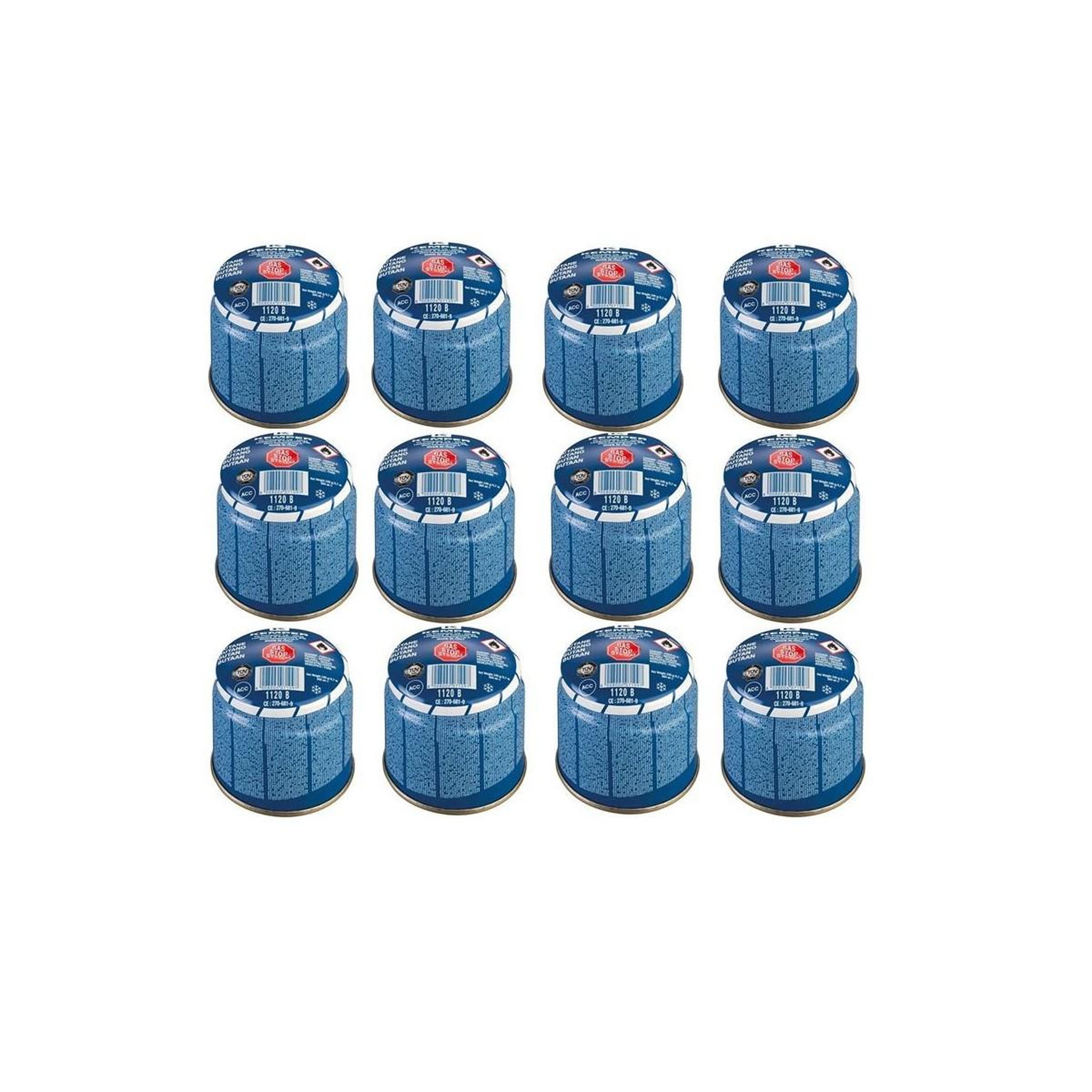 Kemper Pack de 12 cartouches de gaz 190g perçable butane kemper