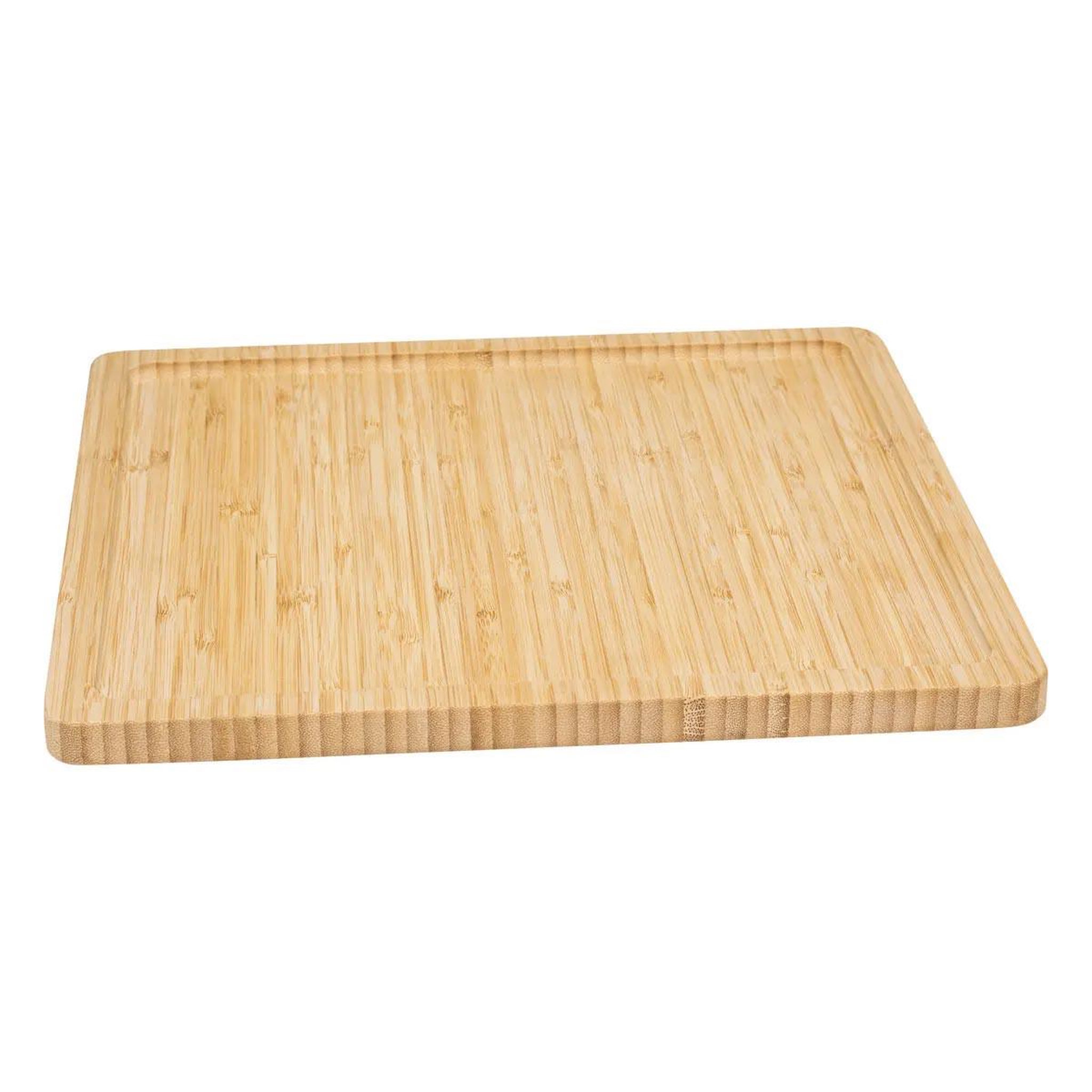SECRET DE GOURMET Planche de présentation carrée en bambou  rio  30cm naturel