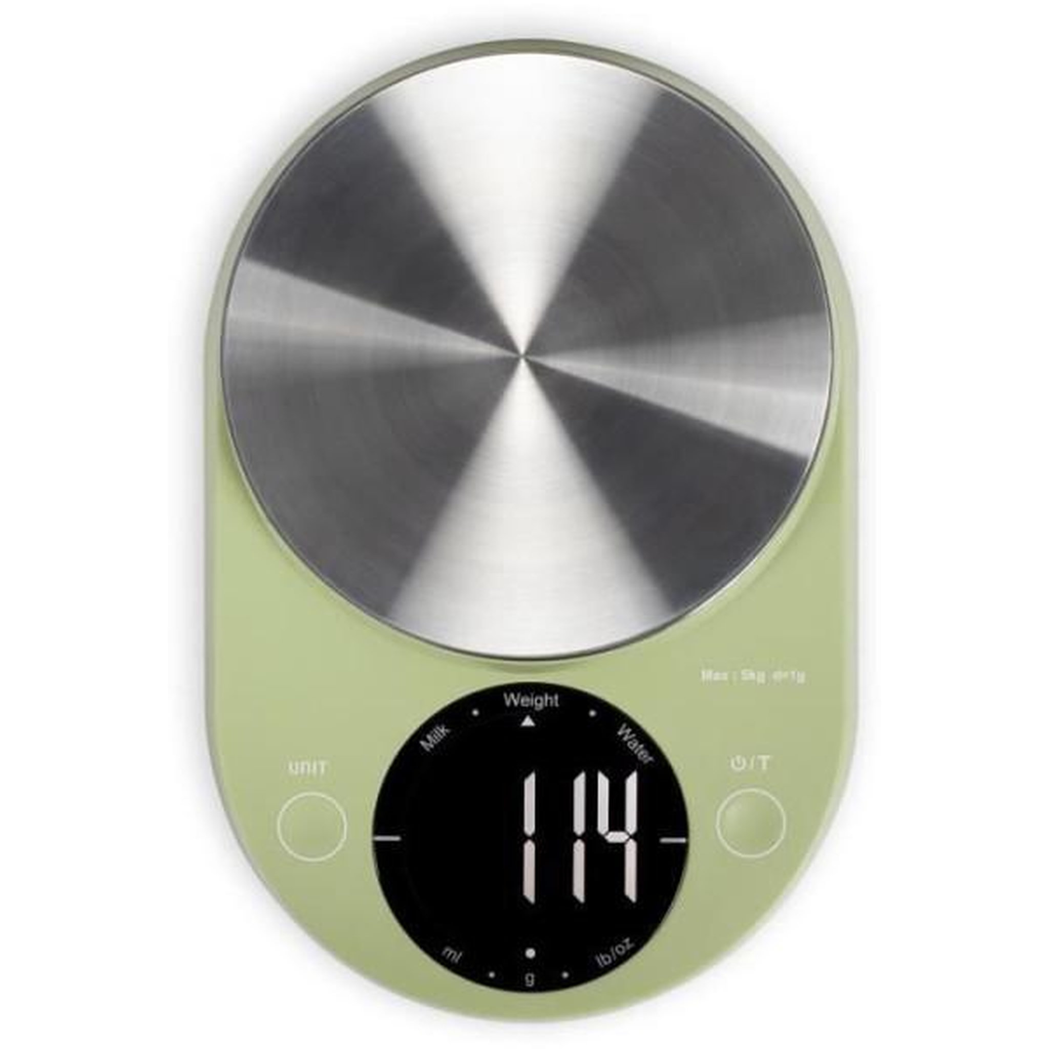 LIVOO Balance de Cuisine Electronique de Precision  - LIVOO - DOM493M - Max. 5 kg - 4 unités de mesure - Touches sensitives - Ecran LCD rétroécl