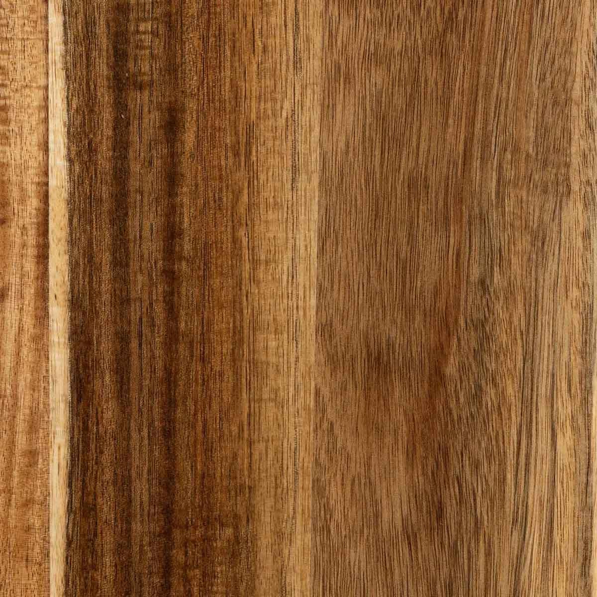 Voir la diapositive 2 : SECRET DE GOURMET Assiette de présentation  acacia  38cm marron